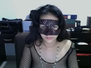 秘魯面具嫩妹在網路視訊手淫