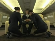 日本航空空姐深度貼身貼心親近為男性性愛服務
